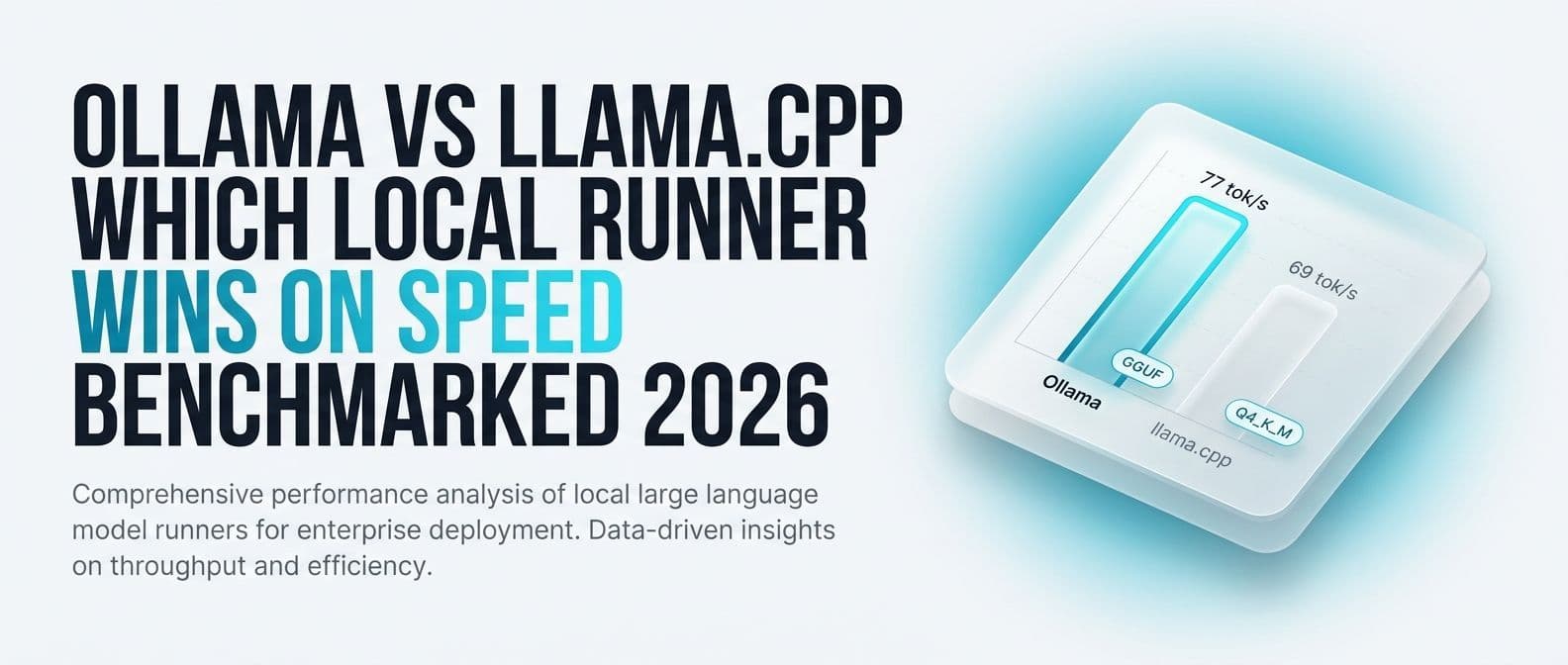 Ollama vs llama.cpp: Speed, Overhead, Which Local LLM Runner